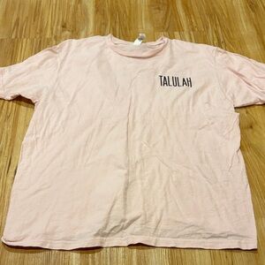 TALULAH Light Pink Short Sleeve Tee